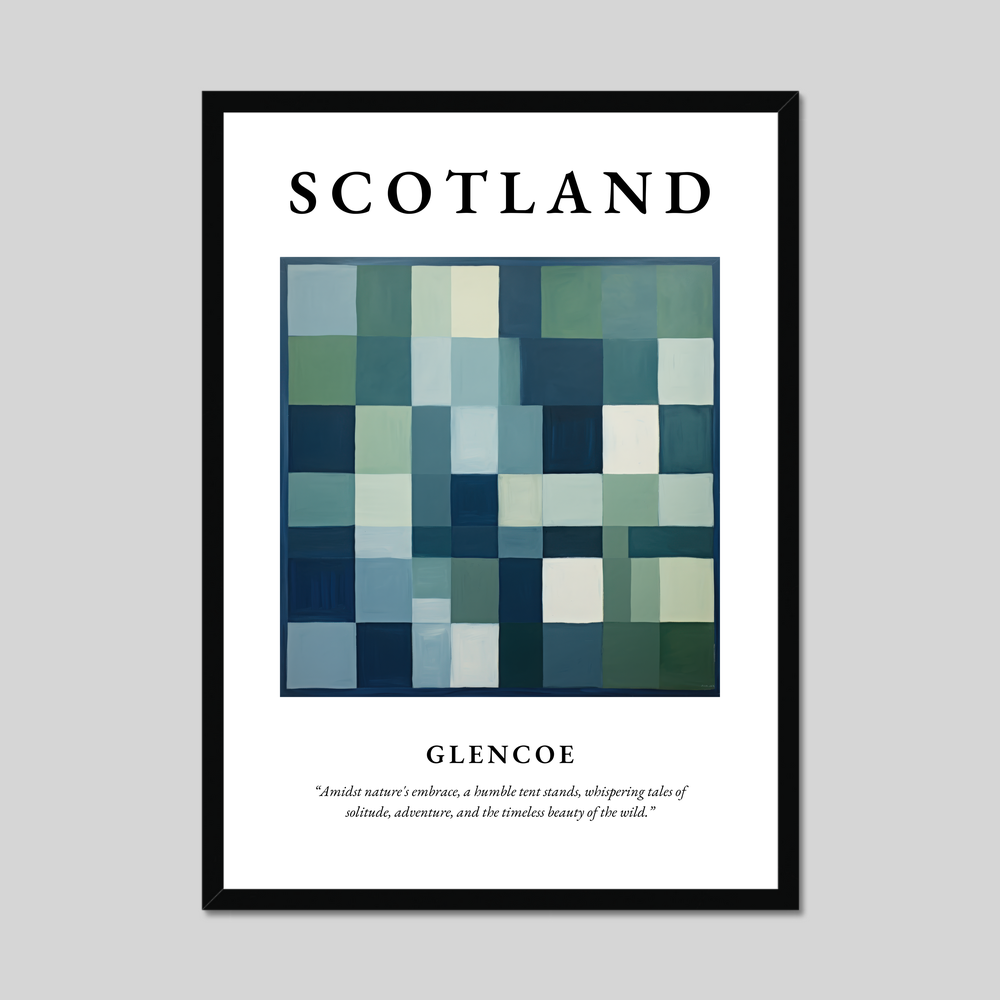 Poster of Glencoe, Scotland.