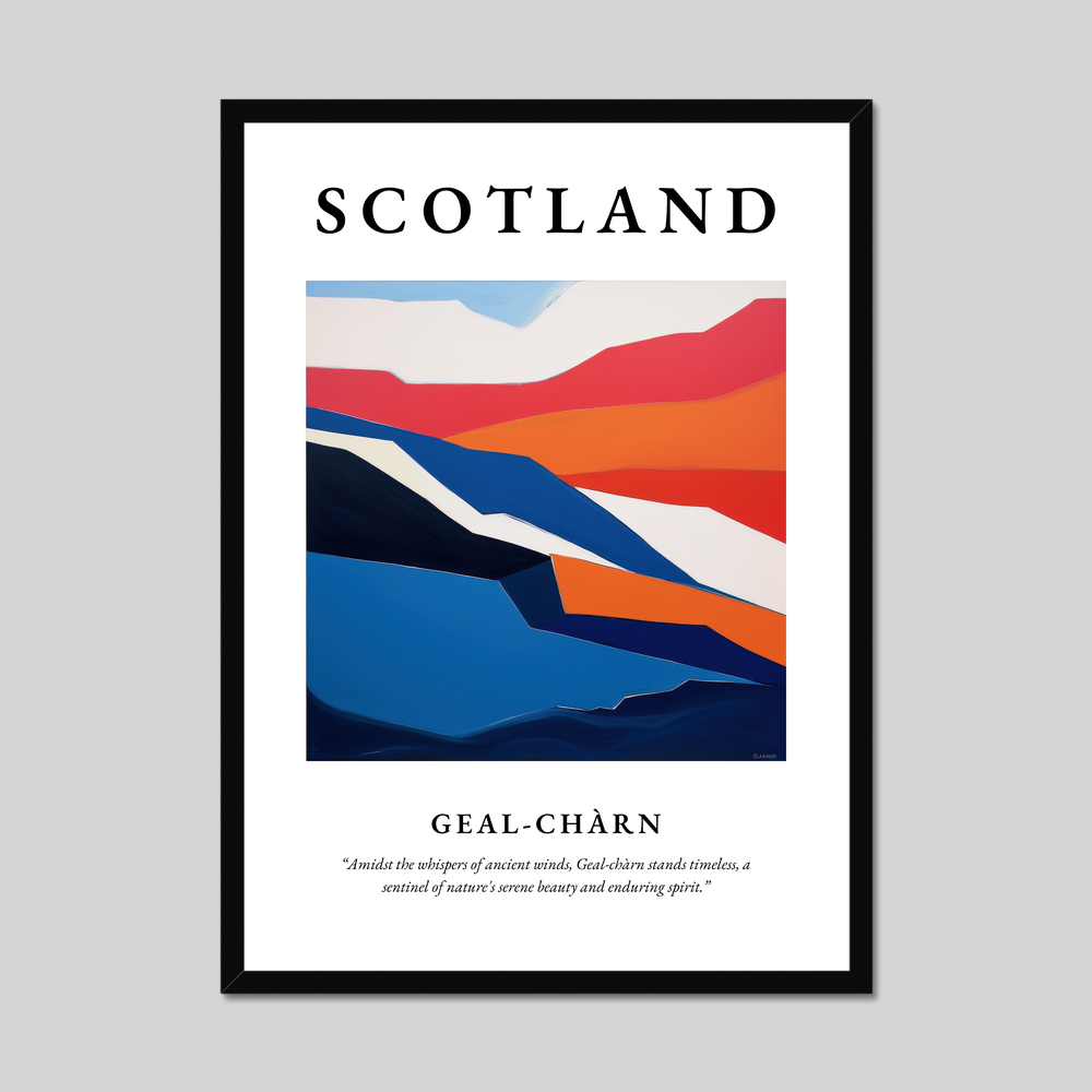 Poster of Geal-chàrn, Scotland.