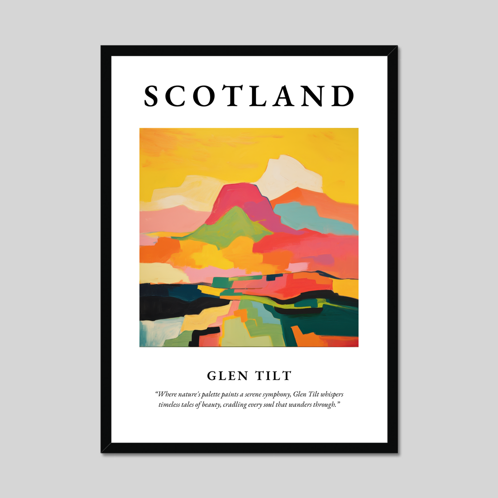 Poster of Glen Tilt, Scotland.