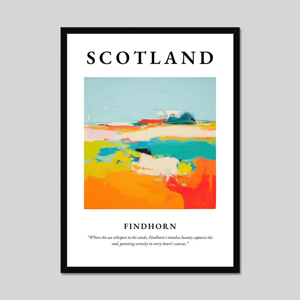 Poster of Findhorn, Scotland.