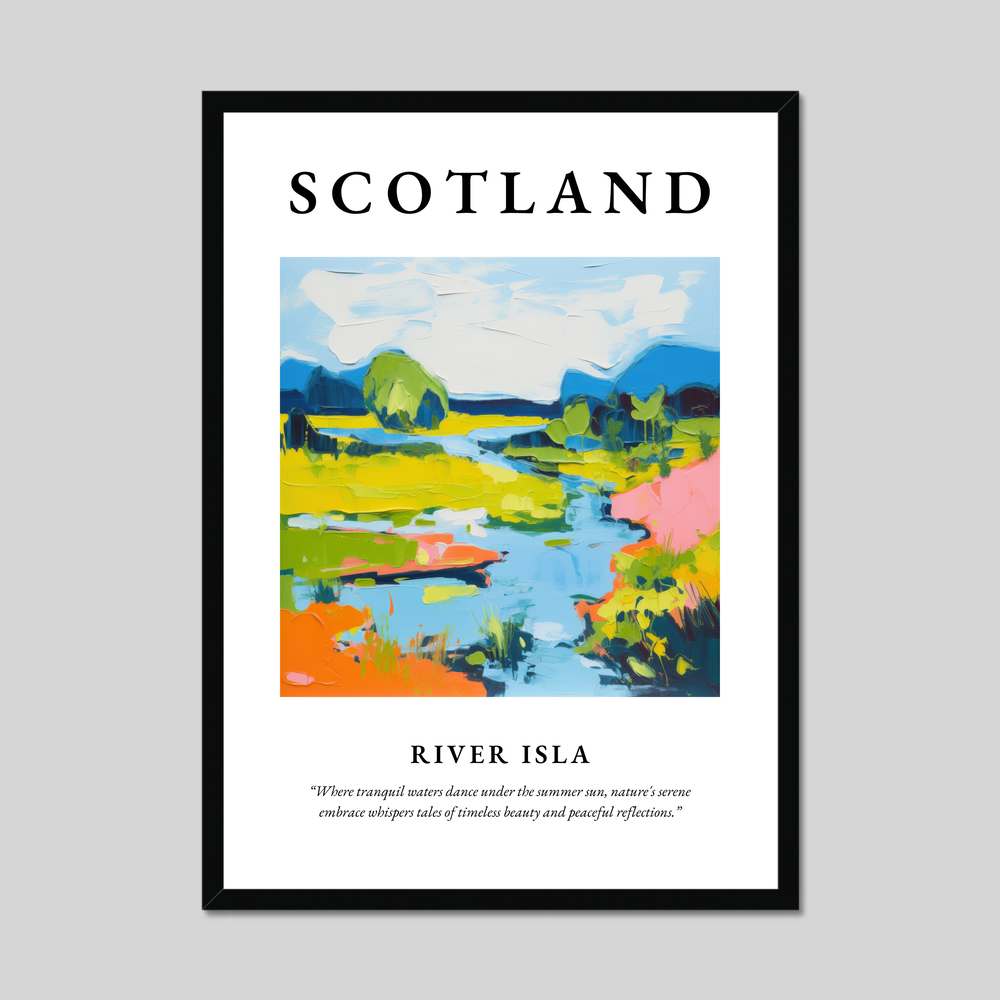 Poster of River Isla, Scotland.