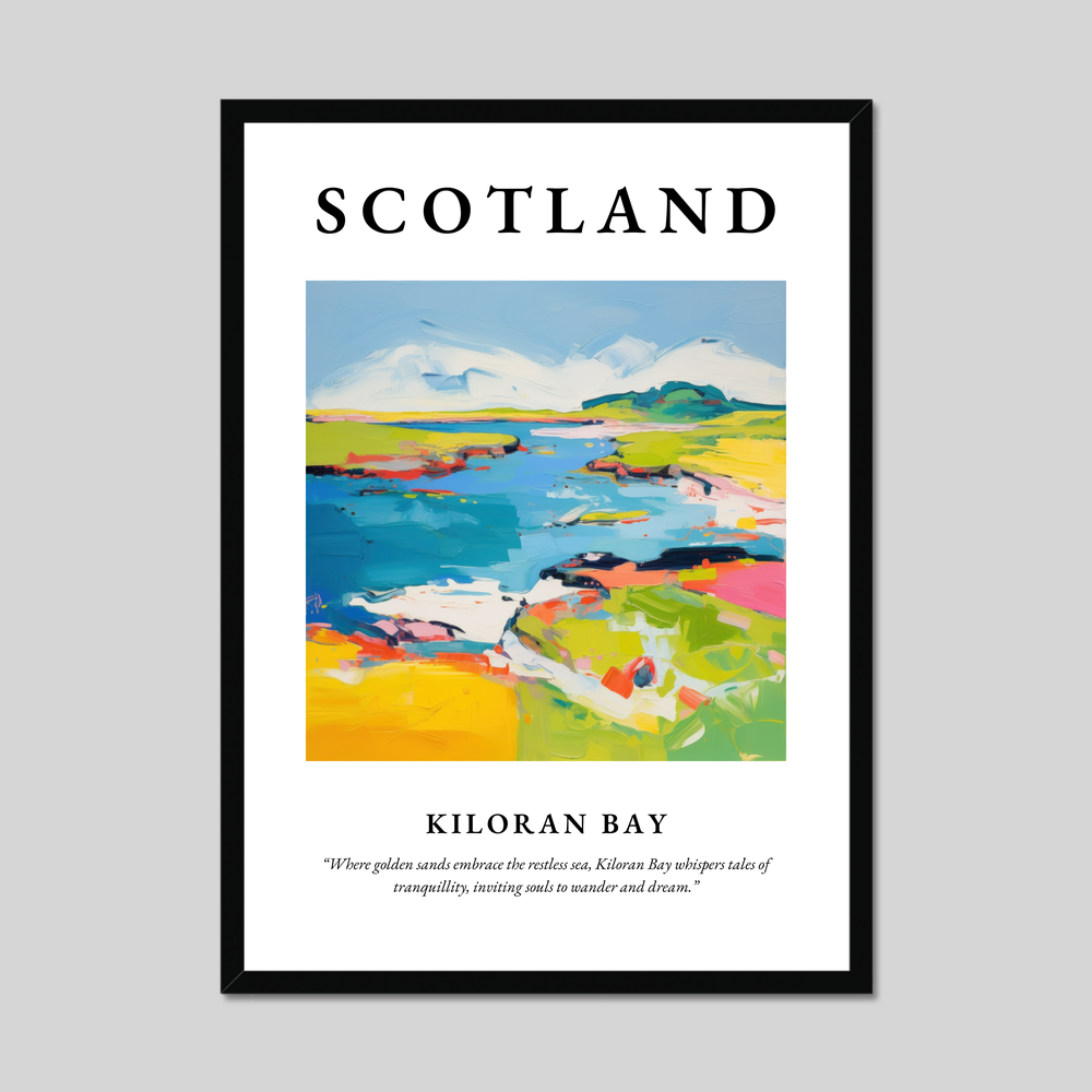 Poster of Kiloran Bay, Scotland.