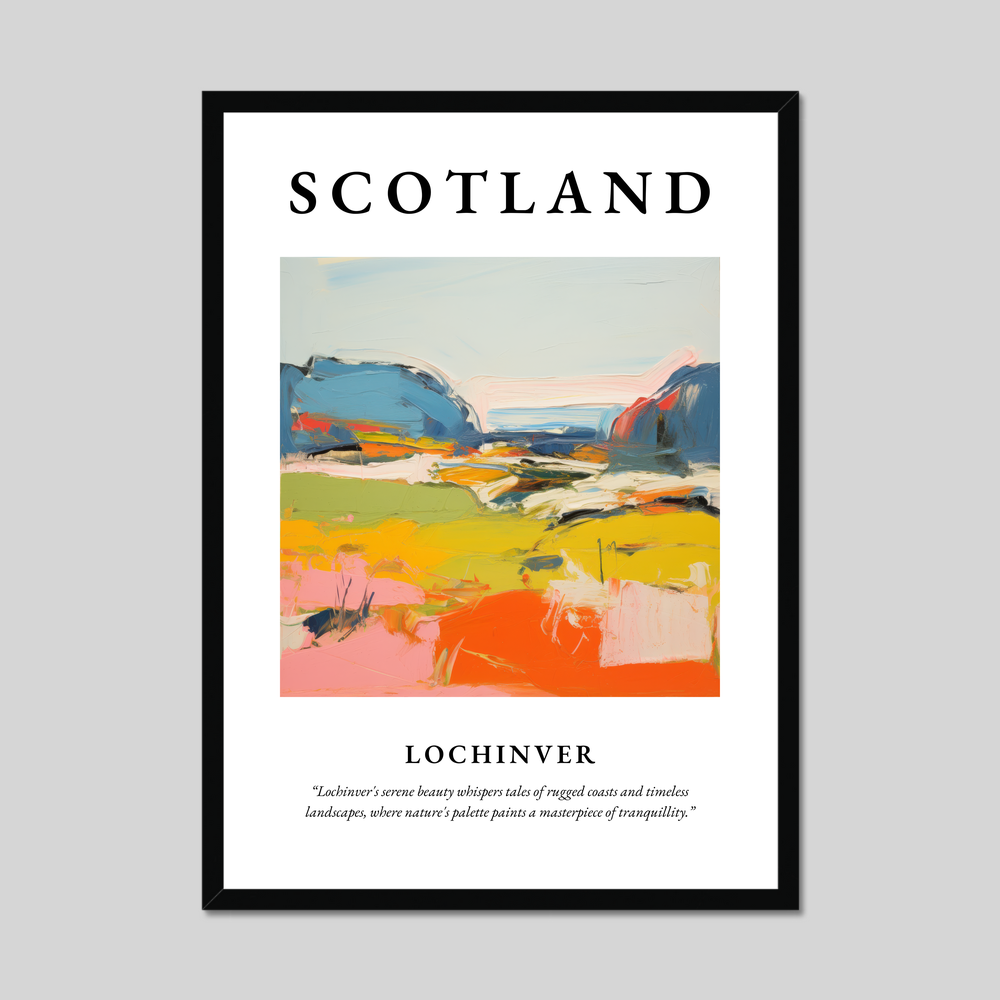 Poster of Lochinver, Scotland.