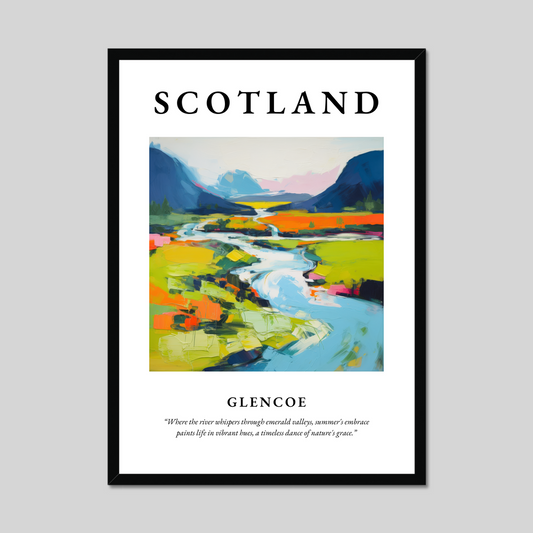 Poster of Glencoe, Scotland.