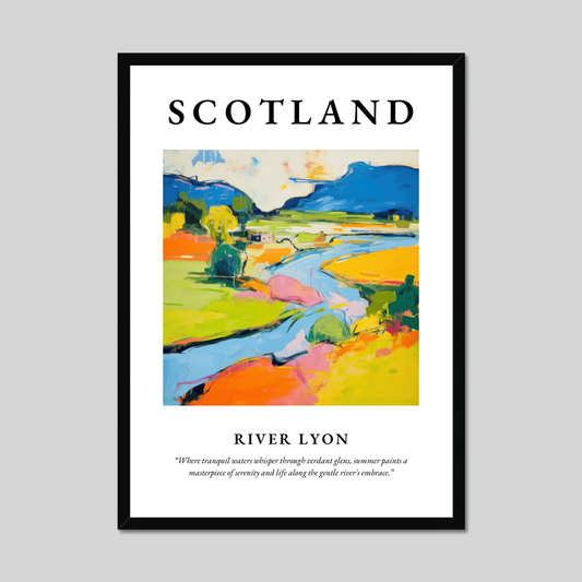 Poster of River Lyon, Scotland.