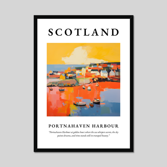 Poster of Portnahaven Harbour, Scotland.