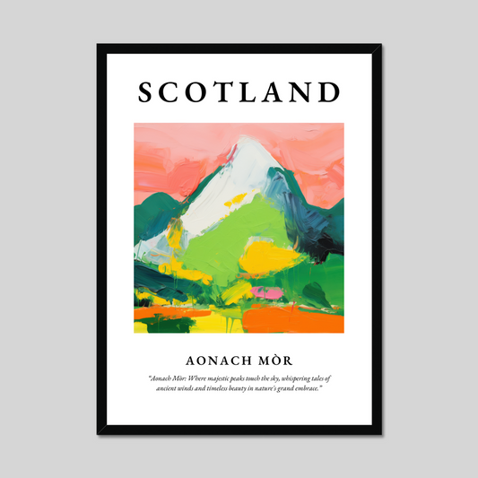 Poster of Aonach Mòr, Scotland.