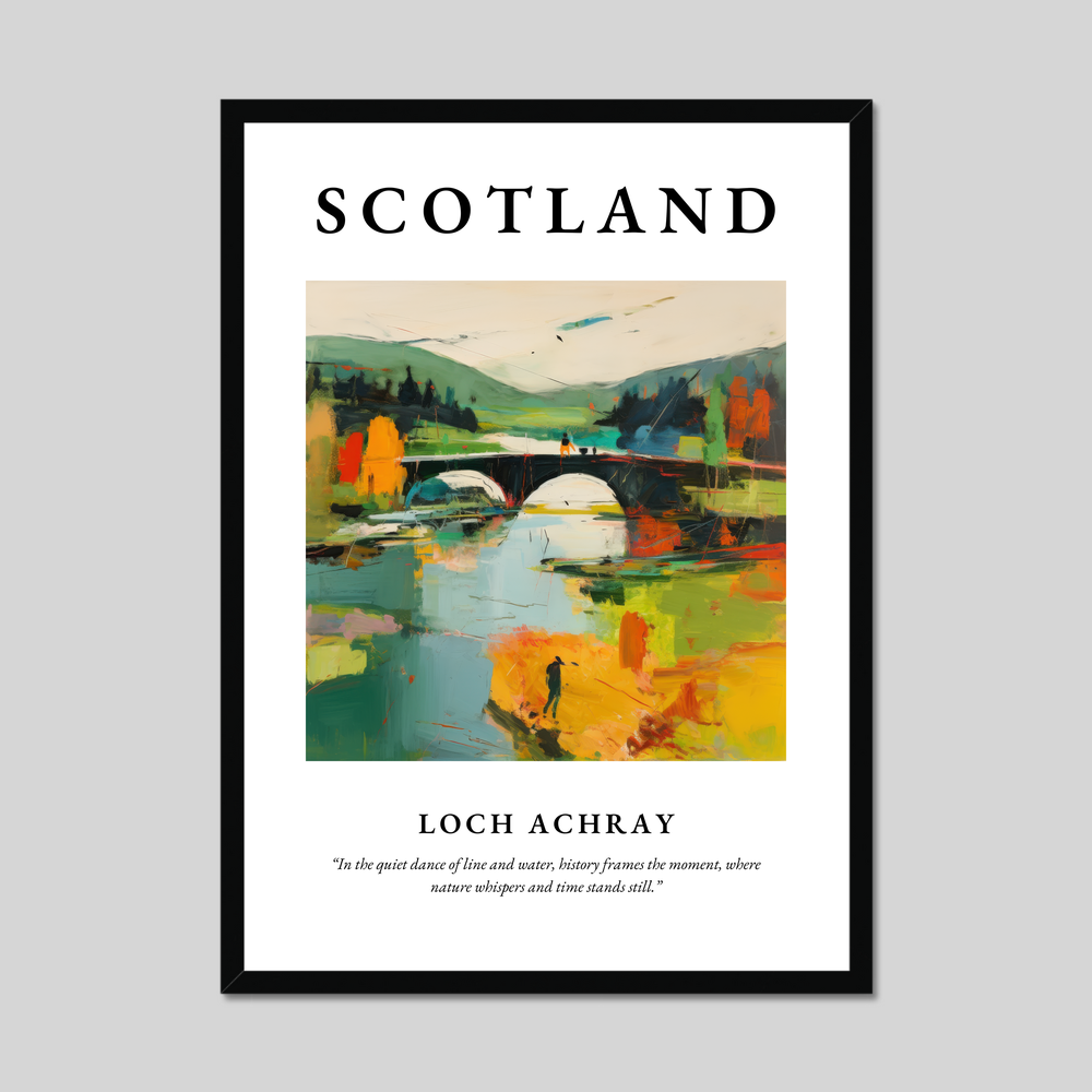 Poster of Loch Achray, Scotland.