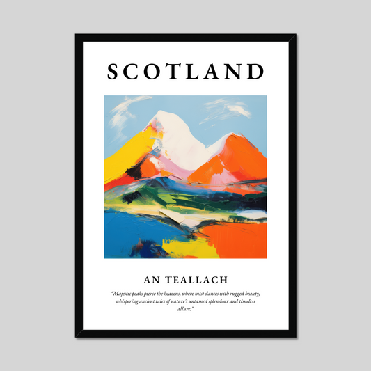 Poster of An Teallach, Scotland.