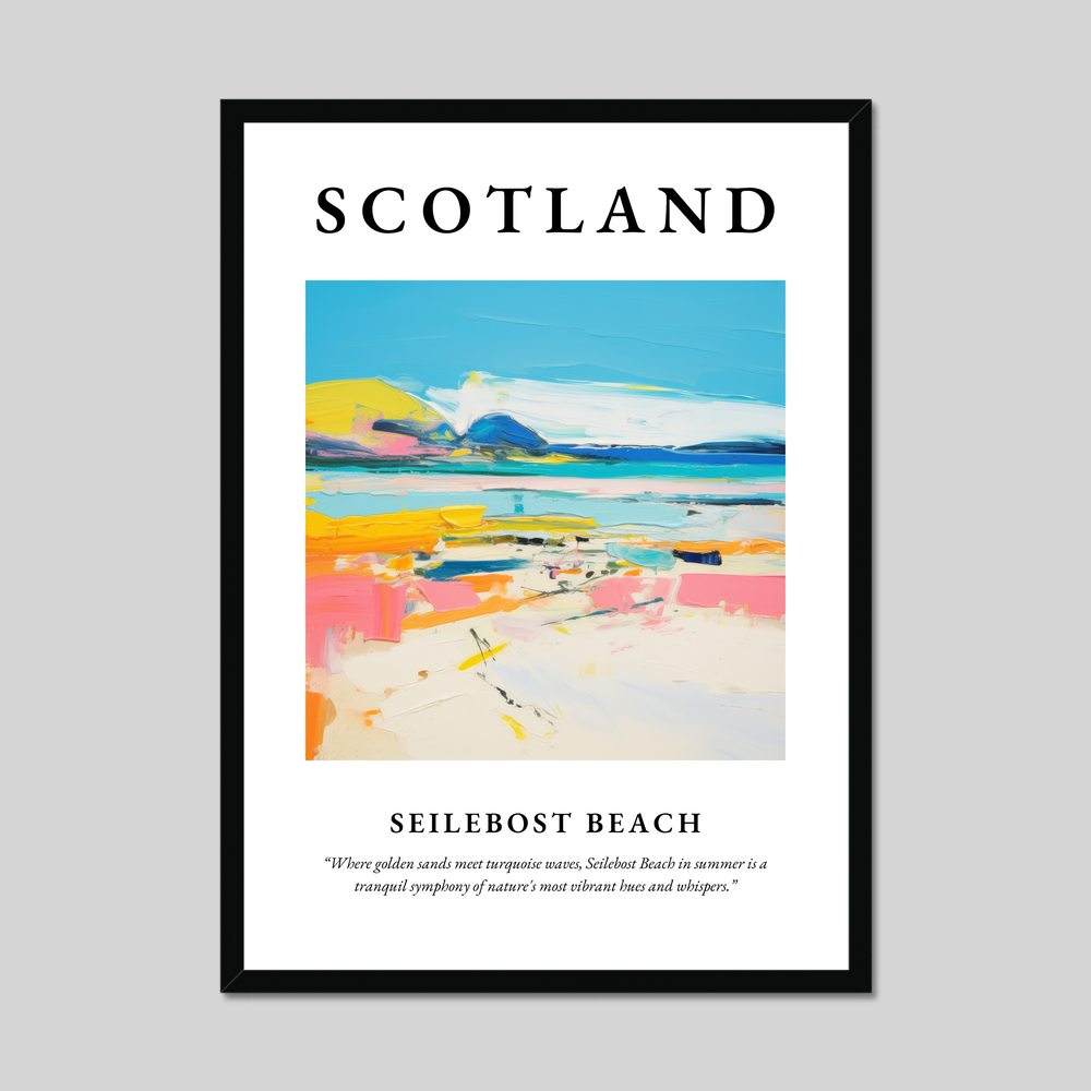 Poster of Seilebost Beach, Scotland.