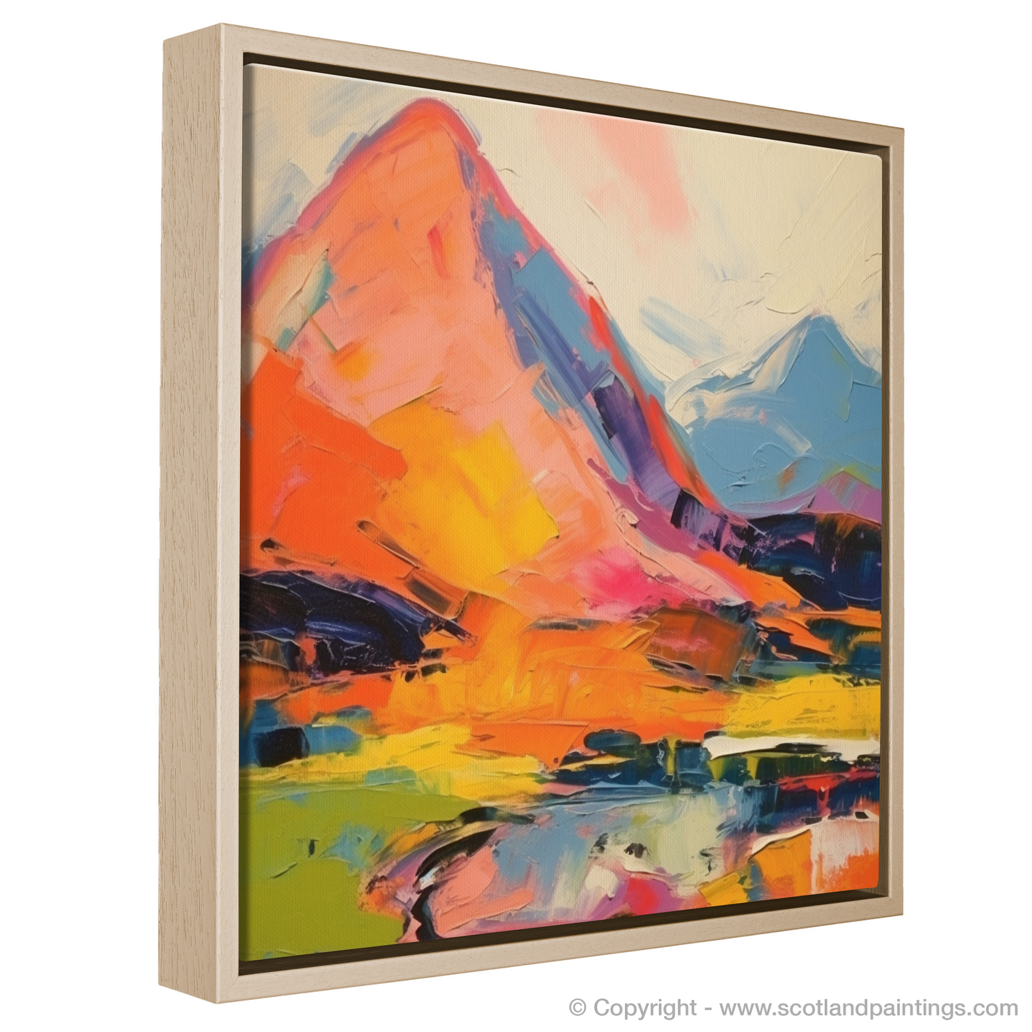 Glen Etive Reverie: An Abstract Exploration of Highland Grandeur