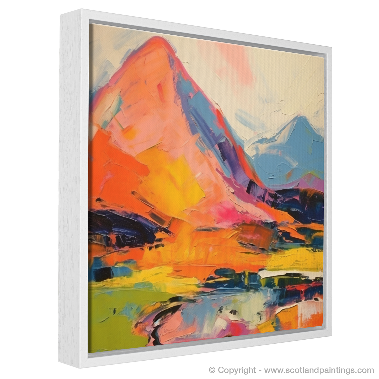 Glen Etive Reverie: An Abstract Exploration of Highland Grandeur