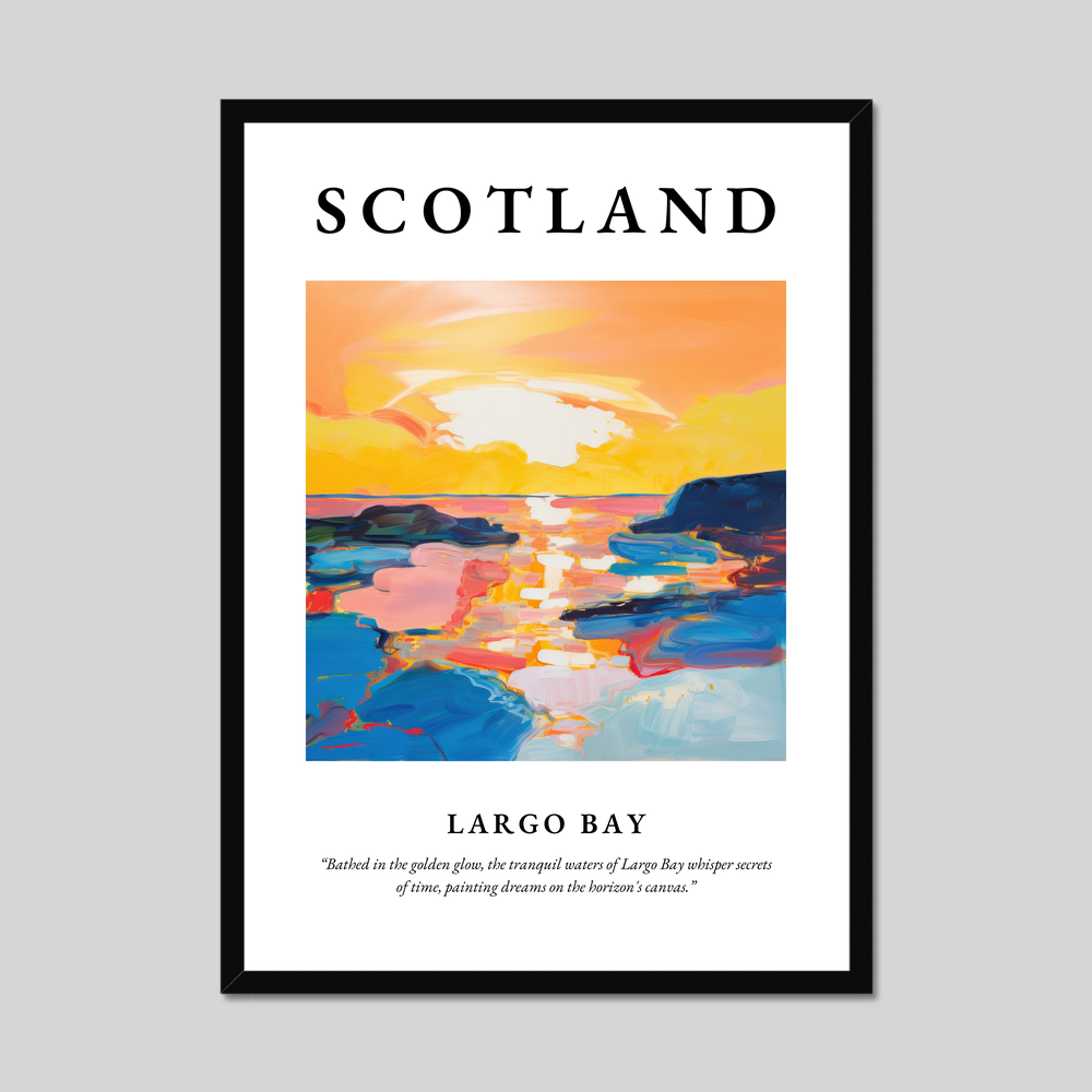 Poster of Largo Bay, Scotland.