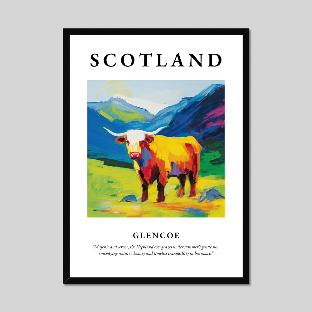 Poster of Glencoe, Scotland.