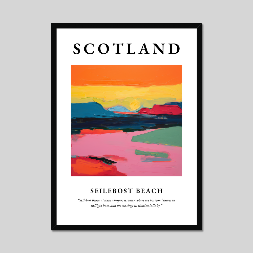 Poster of Seilebost Beach, Scotland.