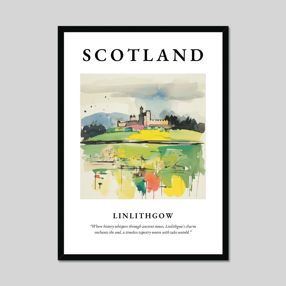 Poster of Linlithgow, Scotland.