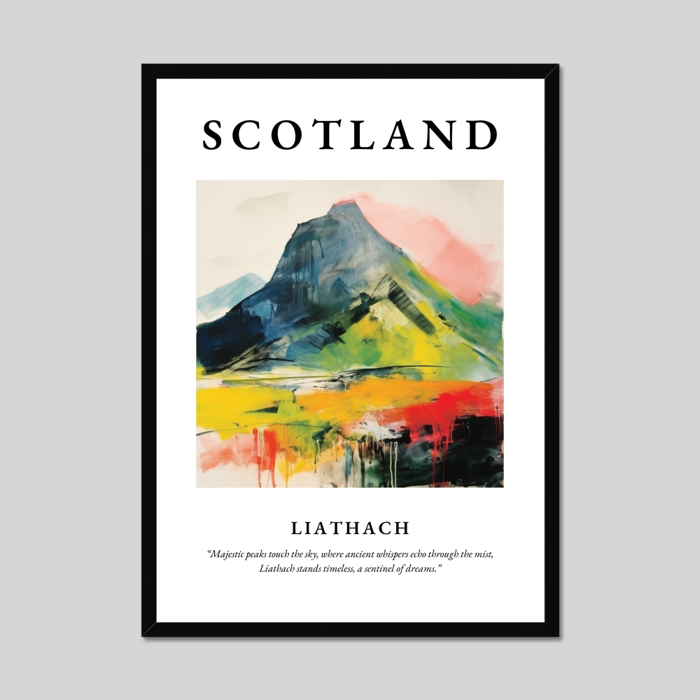 Poster of Liathach, Scotland.