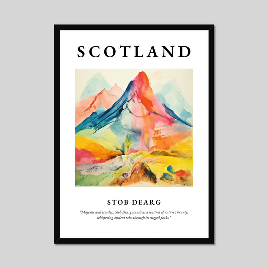 Poster of Stob Dearg, Scotland.