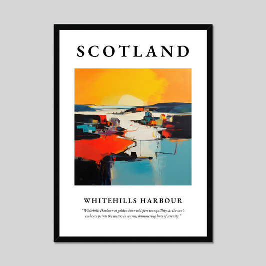 Poster of Whitehills Harbour, Scotland.