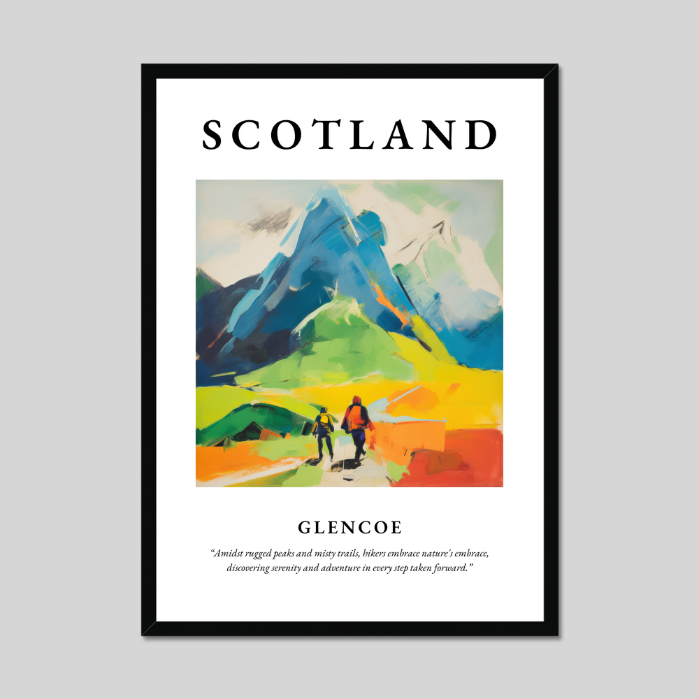 Poster of Glencoe, Scotland.