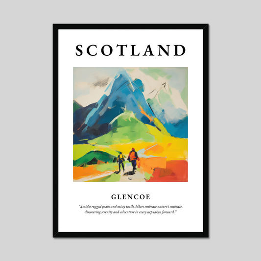 Poster of Glencoe, Scotland.