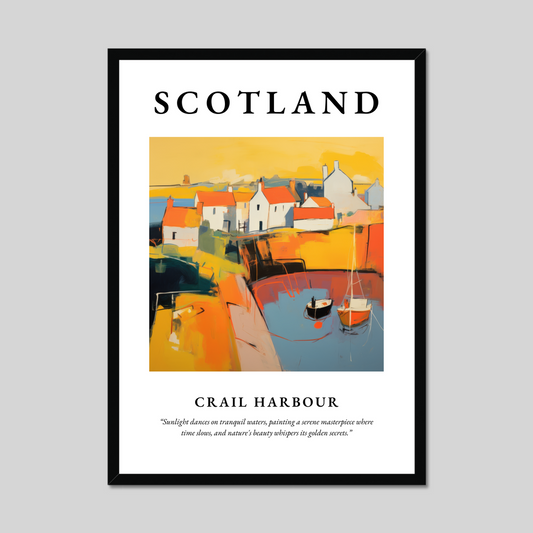 Poster of Crail Harbour, Scotland.