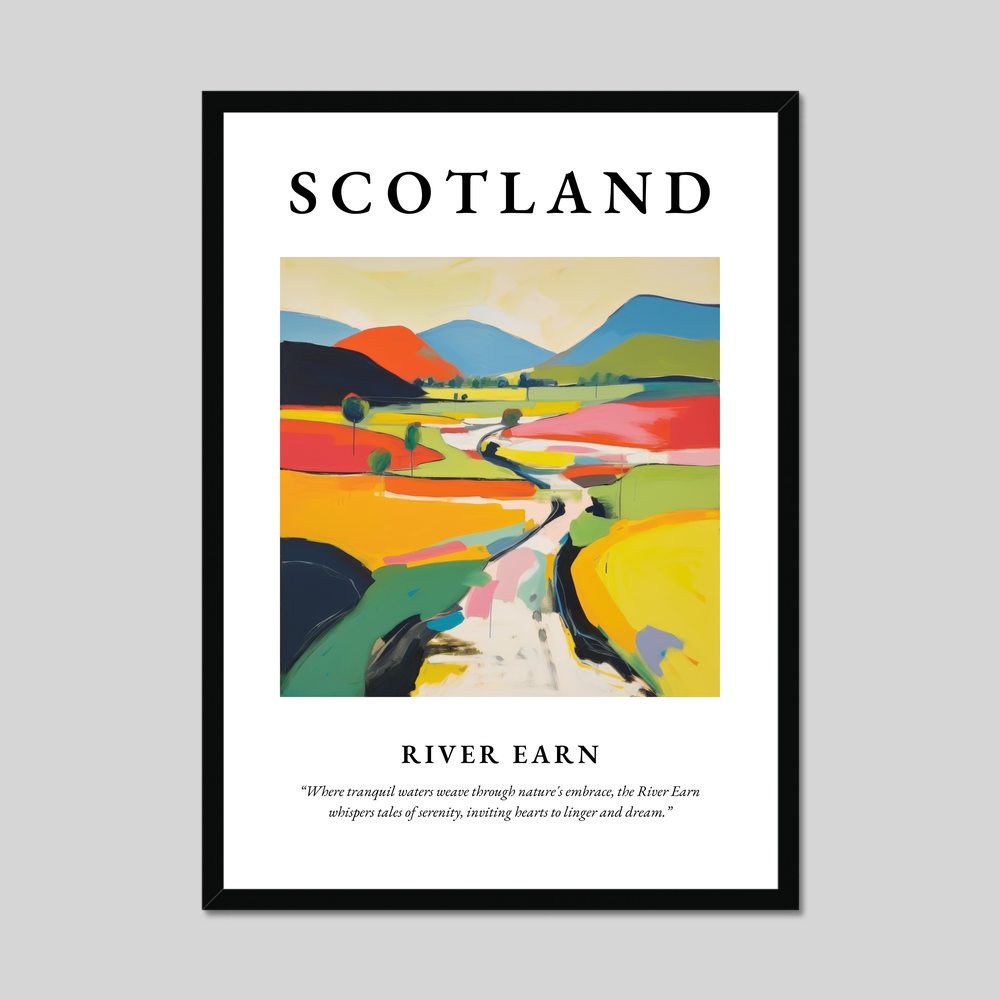 Poster of River Earn, Scotland.