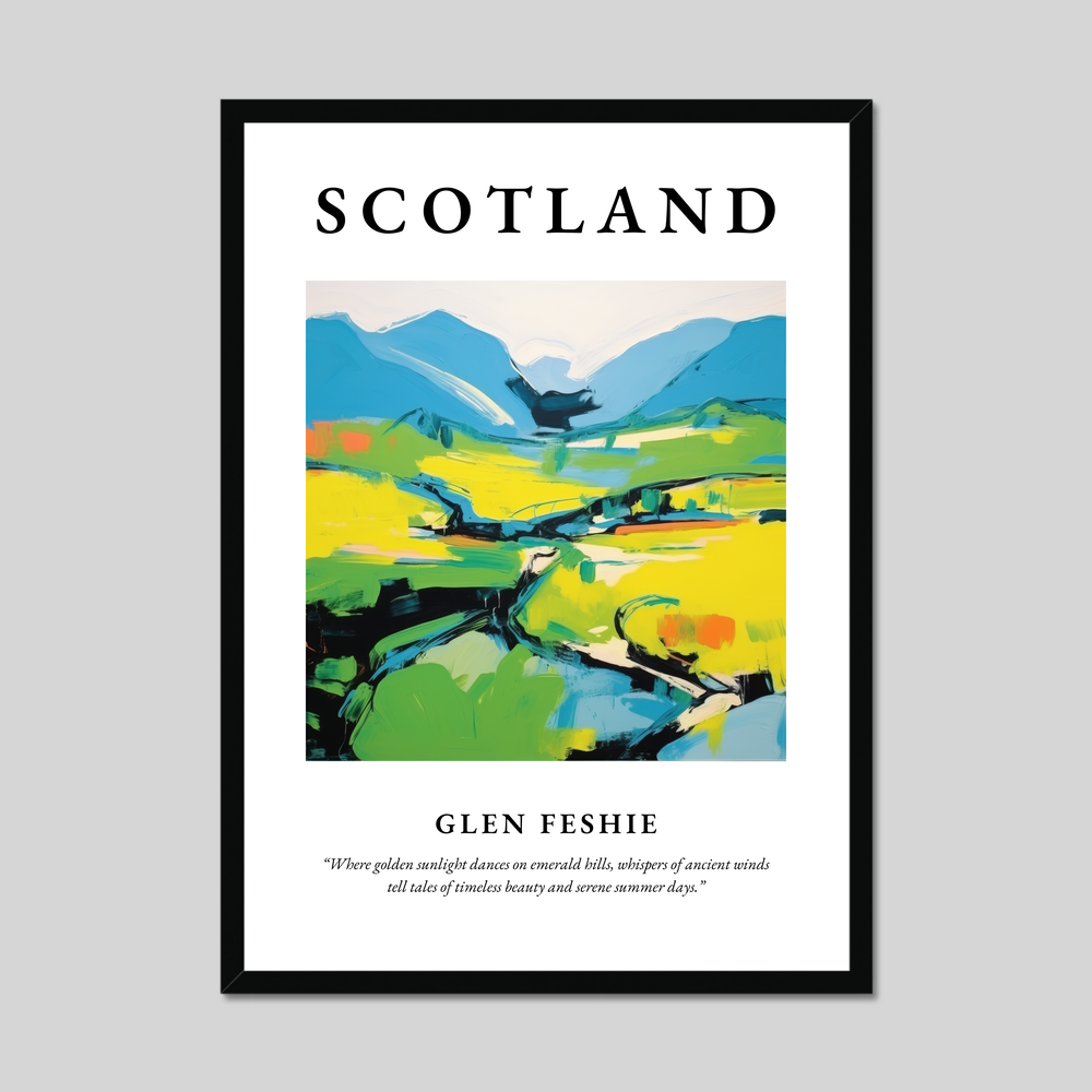 Poster of Glen Feshie, Scotland.