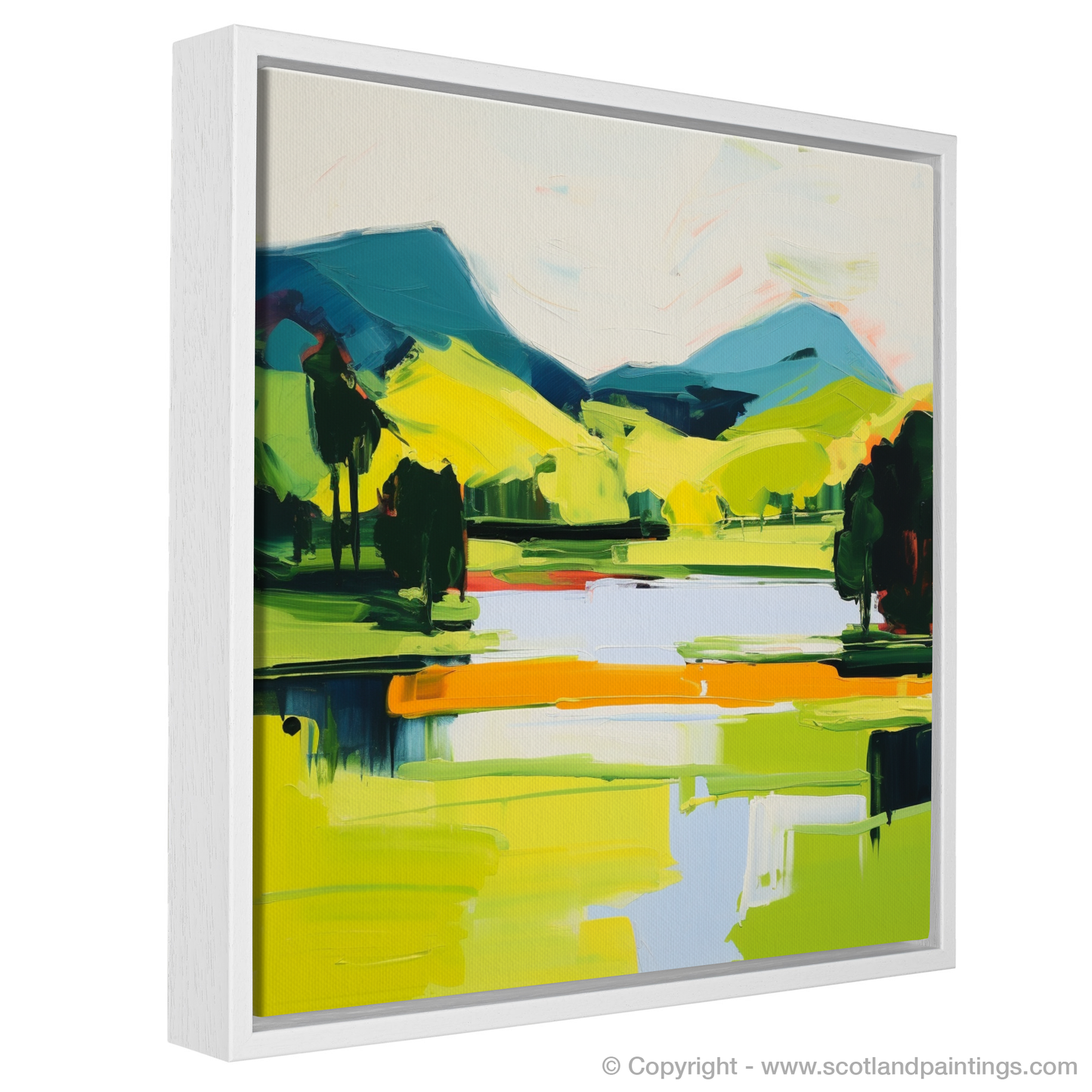 Summer Abstract: Loch Faskally in Vibrant Hues