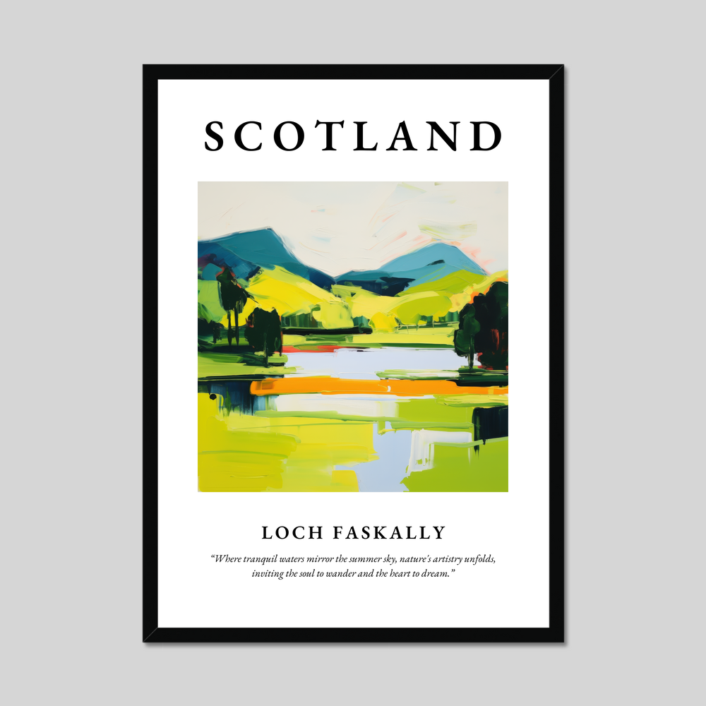 Poster of Loch Faskally, Scotland.