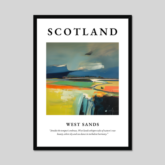 Poster of West Sands, Scotland.