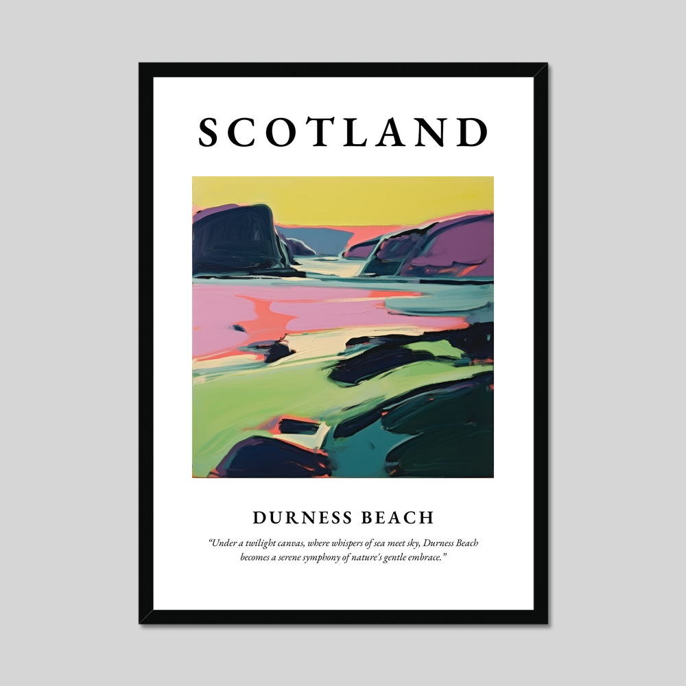 Poster of Durness Beach, Scotland.