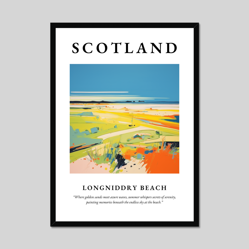 Poster of Longniddry Beach, Scotland.