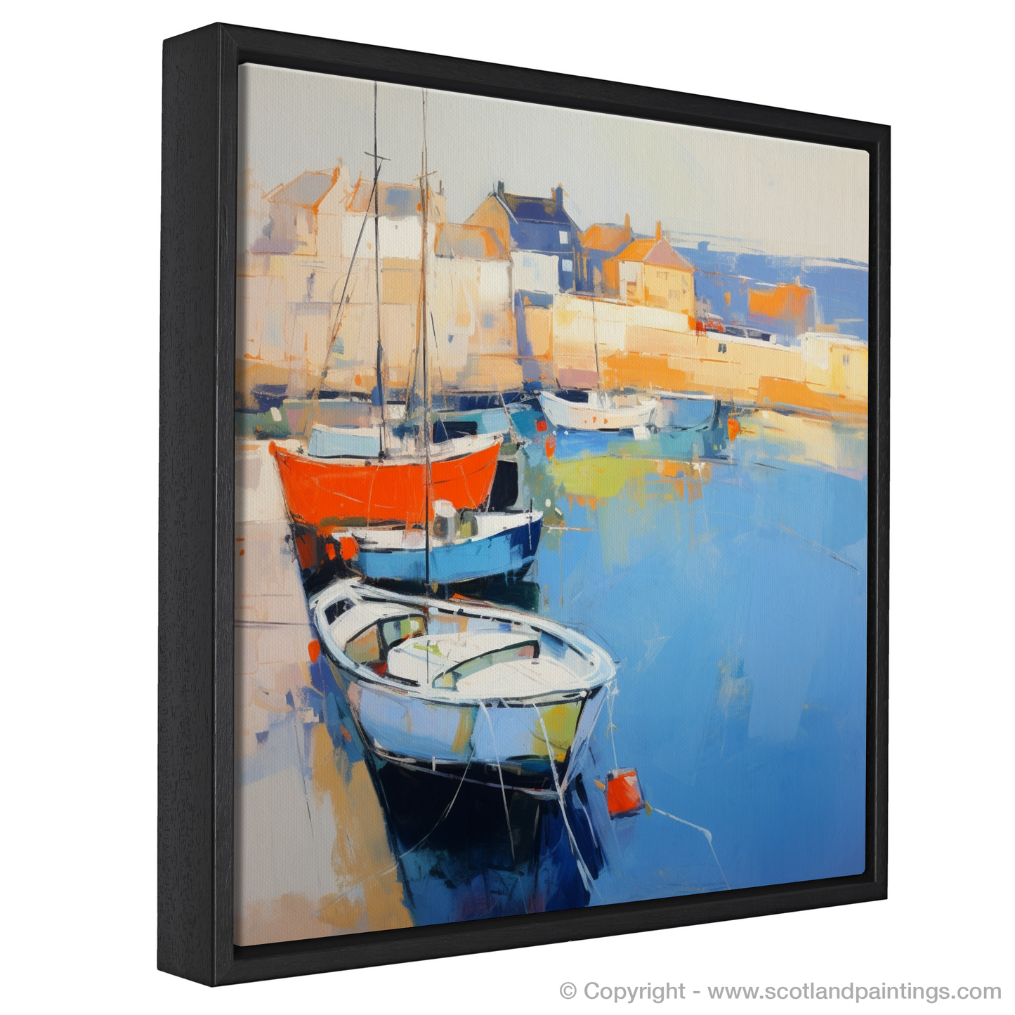 Serene Reflections of North Berwick Harbour