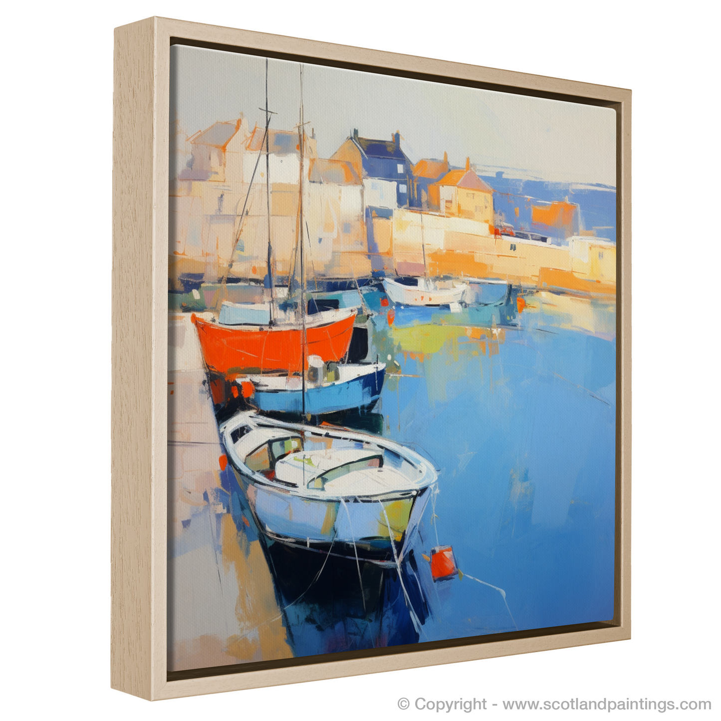 Serene Reflections of North Berwick Harbour