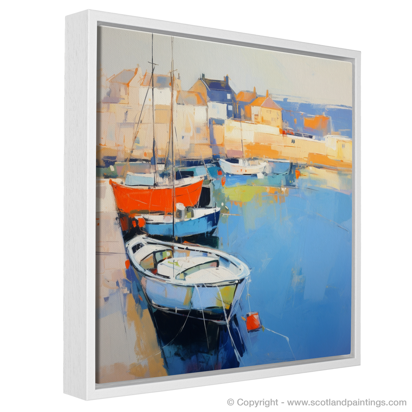 Serene Reflections of North Berwick Harbour