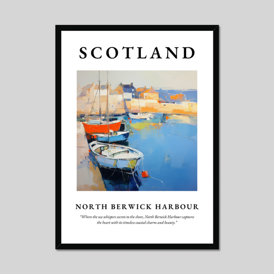 Poster of North Berwick Harbour, Scotland.