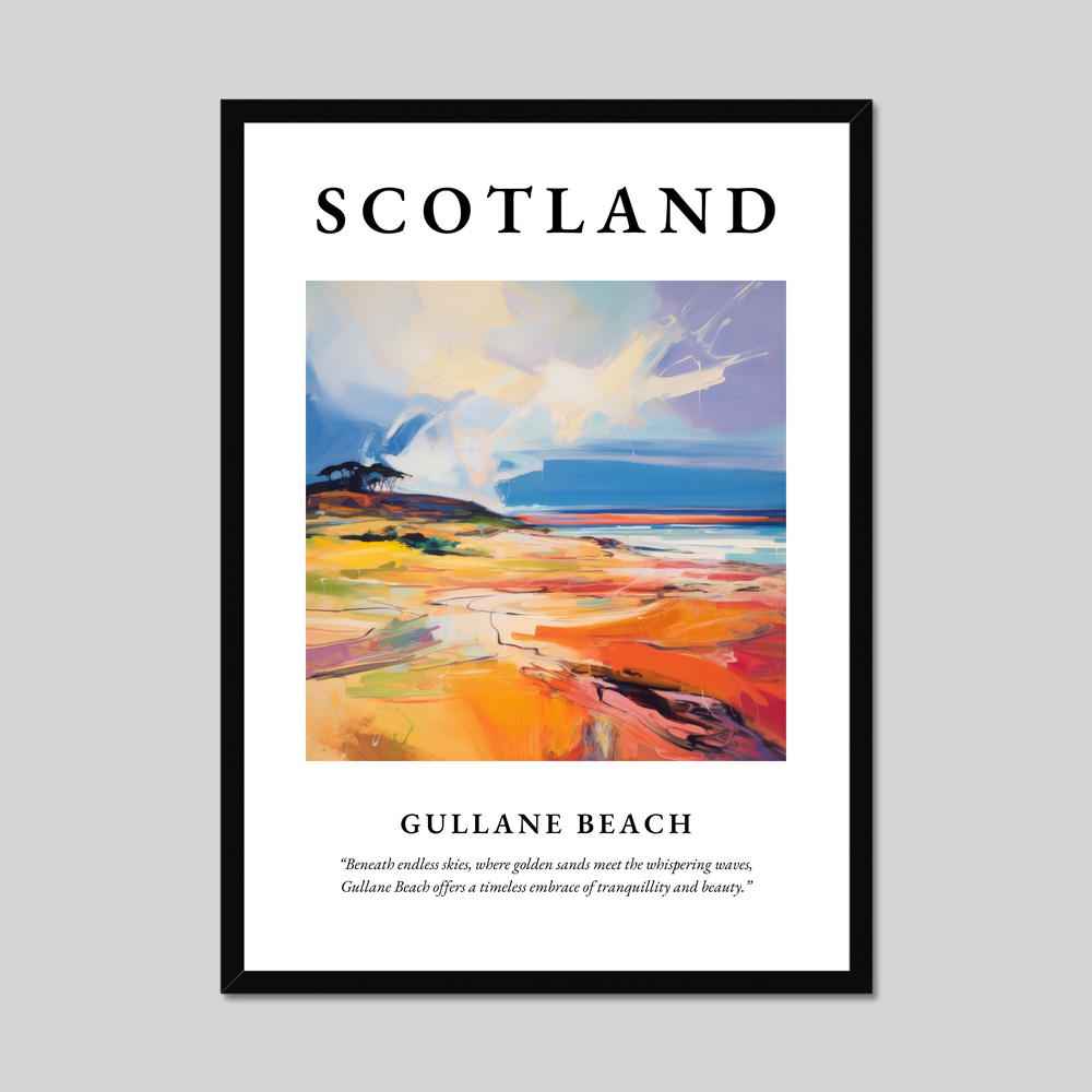 Poster of Gullane Beach, Scotland.