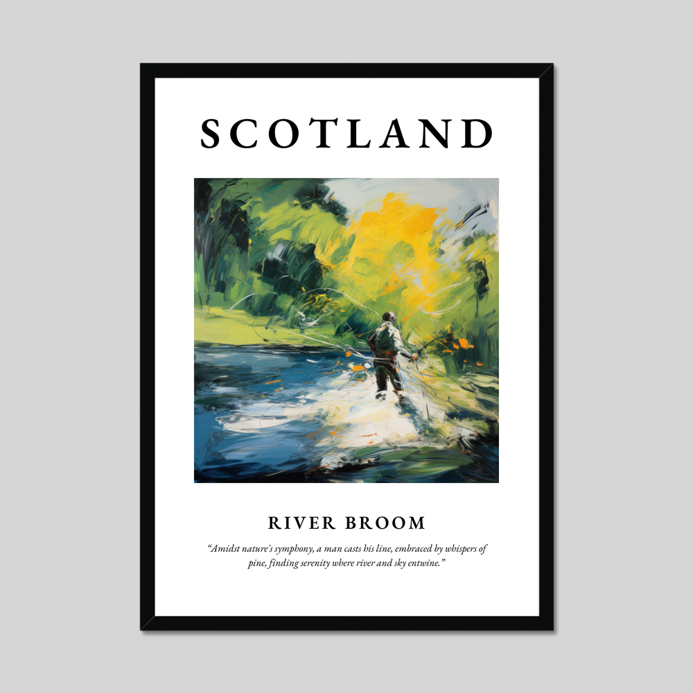 Poster of River Broom, Scotland.