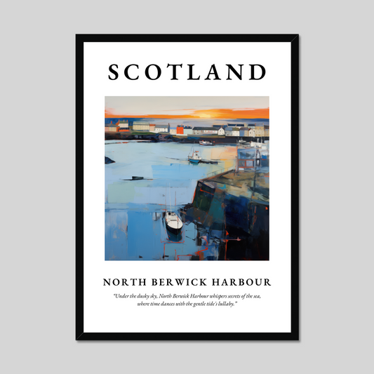 Poster of North Berwick Harbour, Scotland.