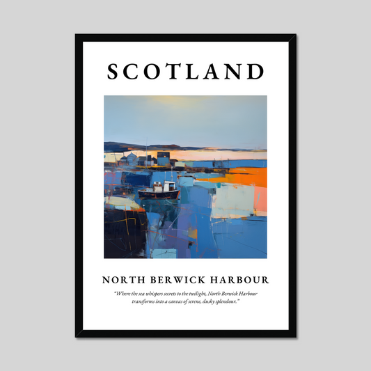 Poster of North Berwick Harbour, Scotland.