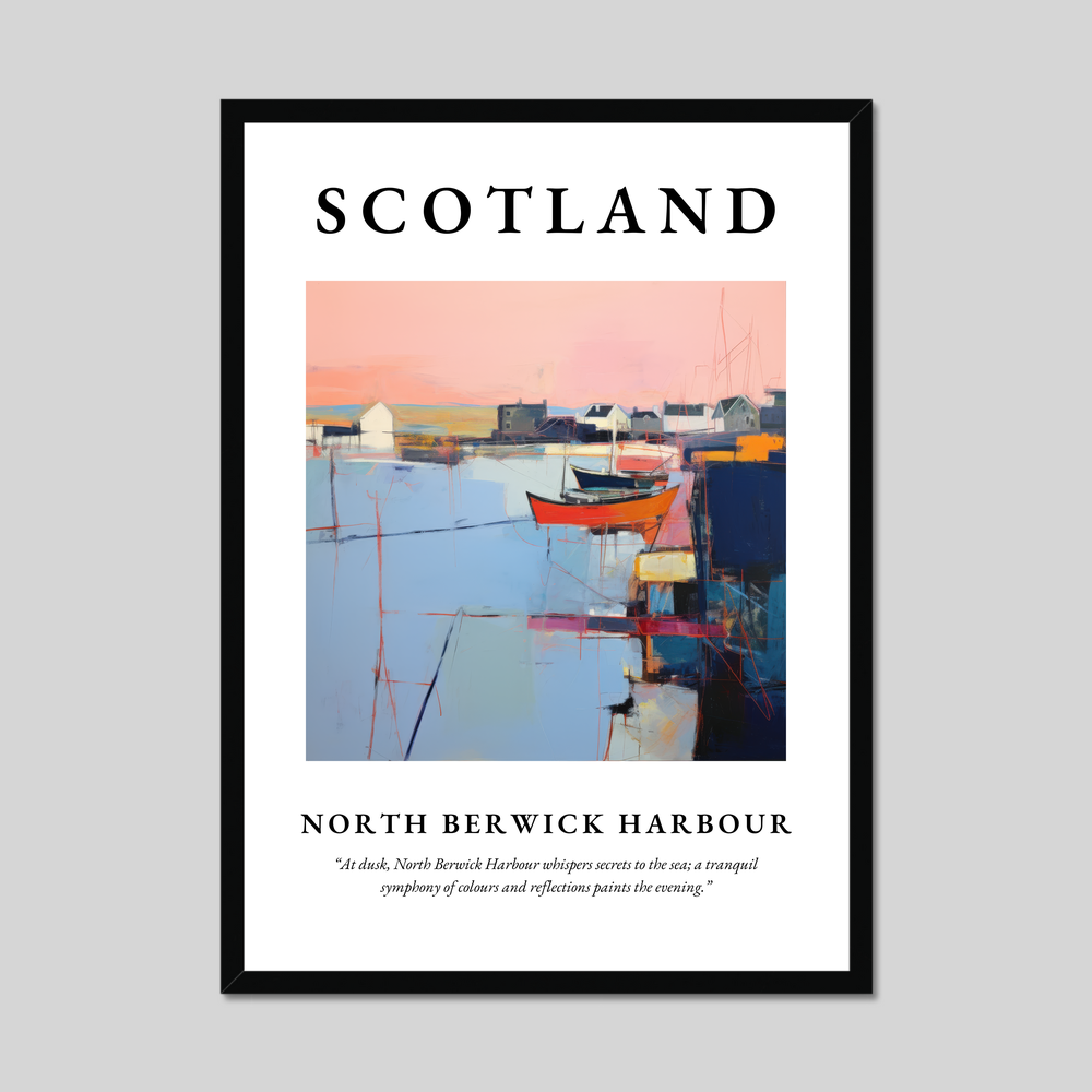 Poster of North Berwick Harbour, Scotland.