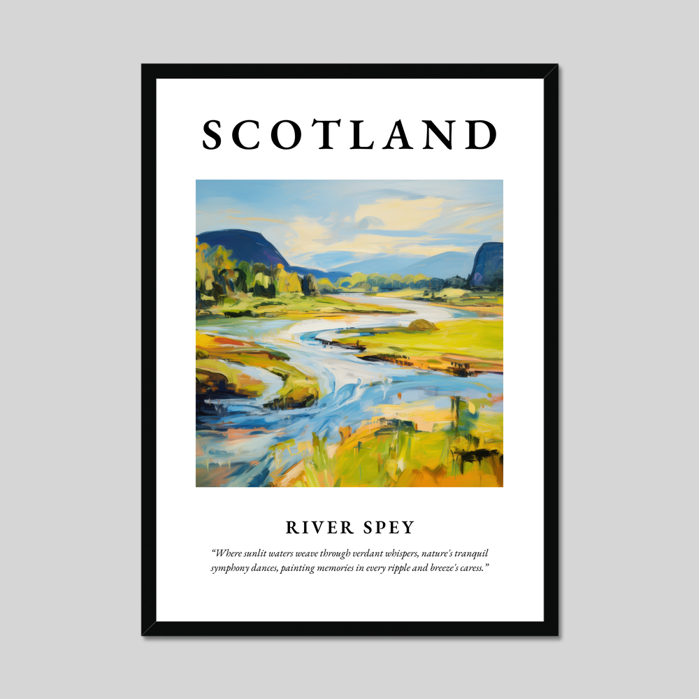 Poster of River Spey, Scotland.