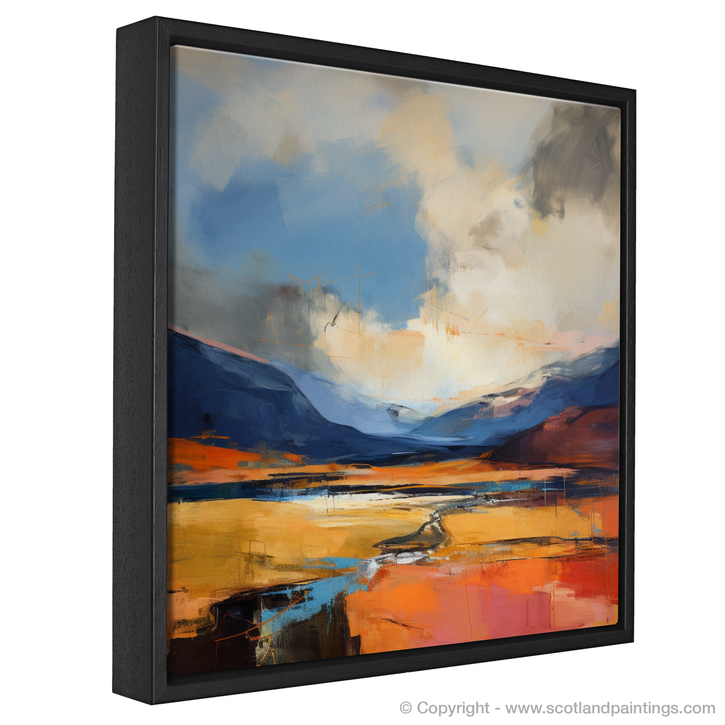 Sky Drama in Glencoe - An Abstract Impressionist Journey