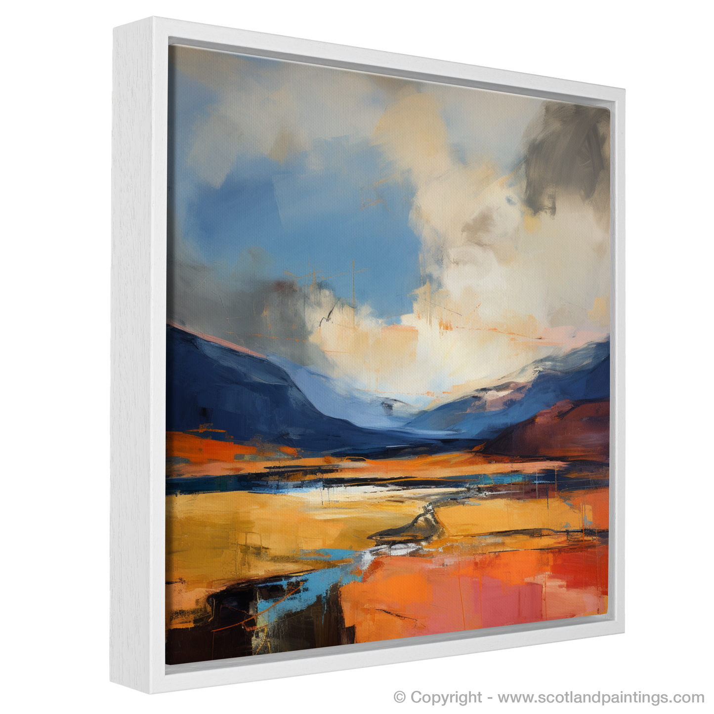 Sky Drama in Glencoe - An Abstract Impressionist Journey