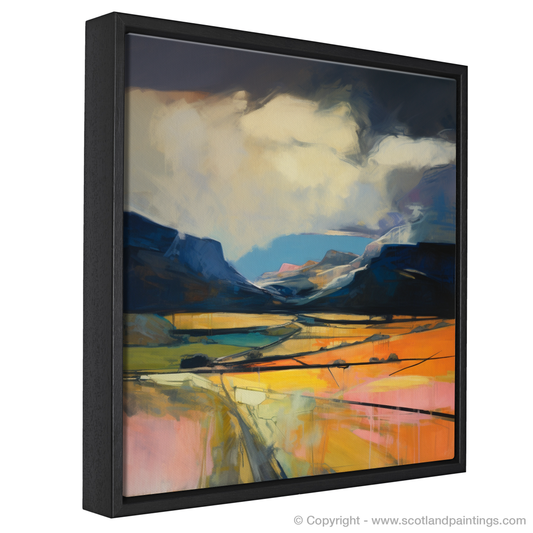 Dramatic Skies over Glencoe: An Abstract Impressionist Journey