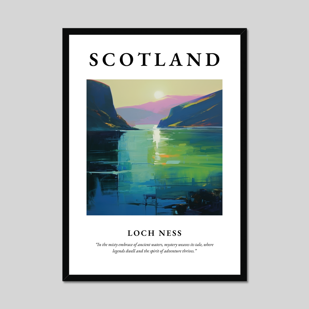 Poster of Loch Ness, Scotland.