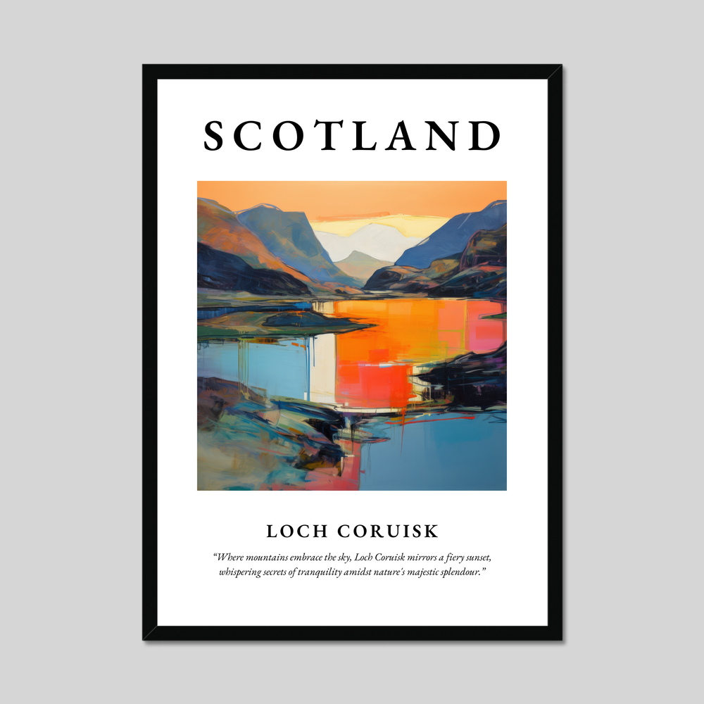 Poster of Loch Coruisk, Scotland.