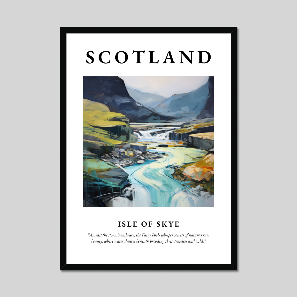 Poster of Isle of Skye, Scotland.