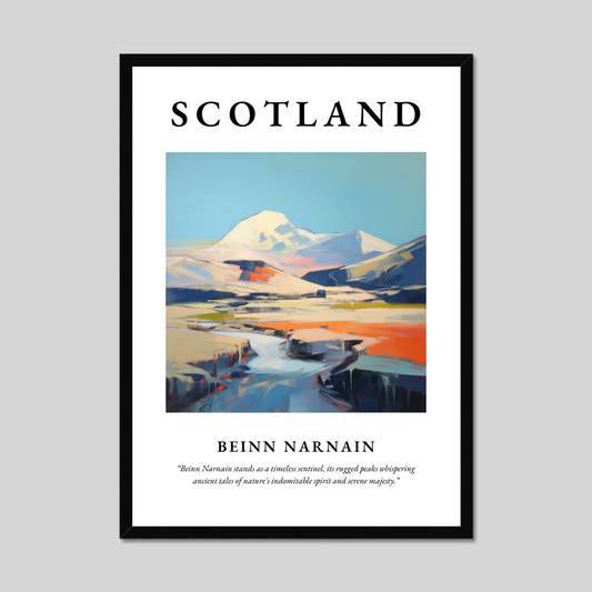 Poster of Beinn Narnain, Scotland.